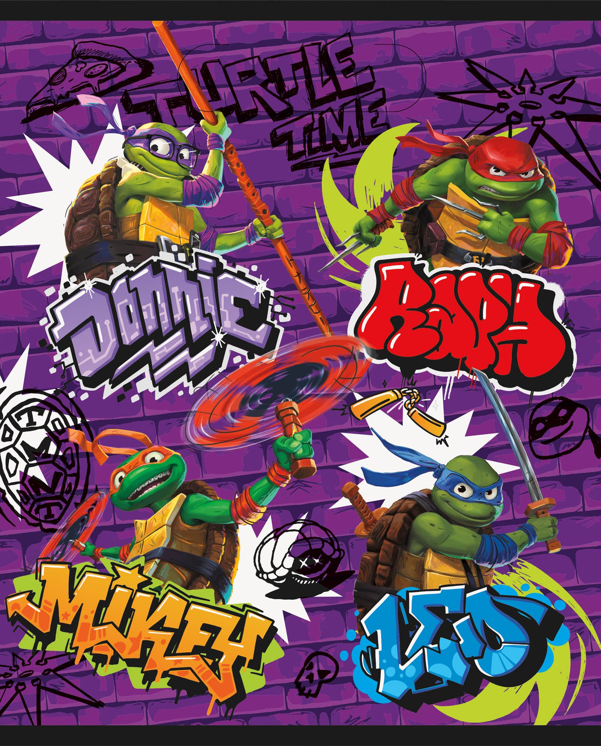 TMNT Mayhem Loot Favor Bags by Unique from Instaballoons