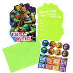 TMNT Postcard Invitation 8ct - Amscan