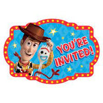 Invitations - Toy Story 4 (8ct) - Amscan