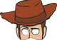 Felt Mask - Toy Story Woody (1ct) - Amscan