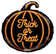 Trick or Treat Neon Pumpkin 18″ Balloon