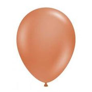 Tuftex Latex Burnt Orange 17″ Latex Balloons (72 count)