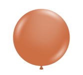 Tuftex Latex Burnt Orange 24″ Latex Balloons (25 count)