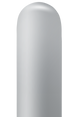 Silvery 260T Latex Balloons