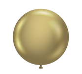 Golden 17″ Latex Balloons