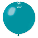 Turquoise 31″ Latex Balloon by Gemar from Instaballoons