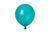 Turquoise 5″ Latex Balloons by Winntex from Instaballoons