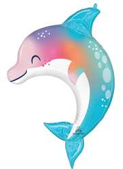 Under The Sea Dolphin 33″ Foil Balloon by Anagram from Instaballoons