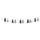 9ft Balloon Tassel Garland - Silver, Black, White