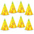 Cocomelon Mini Party Hats (8 Pk)