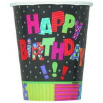 Unique Infinite Bday 9oz Cups (8 count)