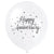 Unique Latex Happy Anniversary 12" Printed Latex Balloons (pack of 8)