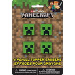 Minecraft Pencil Tops (4 count)