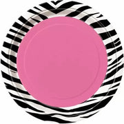 Unique Mylar & Foil Zebra Passion Small Plates 7″ Balloons (8 count)
