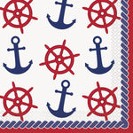 Unique Nautical Anchor Luncheon Napkins (16 count)