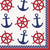 Unique Nautical Anchor Luncheon Napkins (16 count)