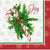 Unique Partly Supplies Candy Cane Christmas Napkins 5″ (16 count)