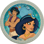 Unique Party Supplies Aladdin Square Plates 9″