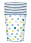 Unique Party Supplies Baby Boy Stork Cups 9oz