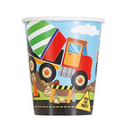 Unique Party Supplies Construction 9oz Cups (8 count)