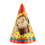 Unique Party Supplies Curious George Hats (8 count)