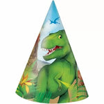 Unique Party Supplies Dinosaur Party Hats (8 count)