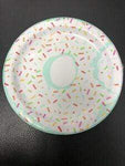 Unique Party Supplies Donut Party Plates 7″ (8 count)