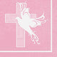 Dove Cross Pink Small Napkins