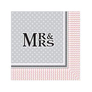 Unique Party Supplies Elegant Wedding Bev Naps (16 count)