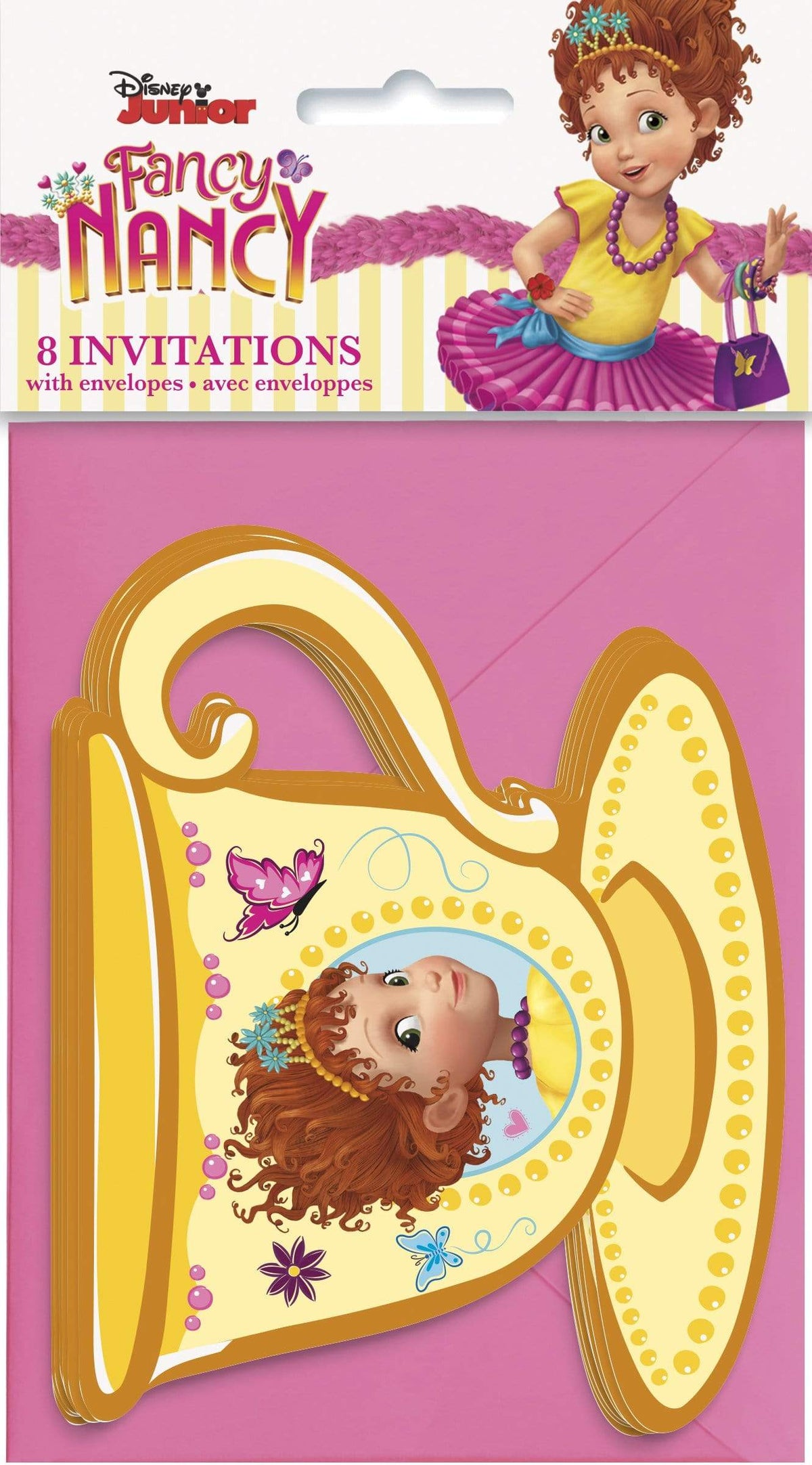 Unique Party Supplies Fancy Nancy Invitations (8 count)