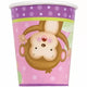 Girl Monkey Cups 9oz (8 count)