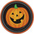 Unique Party Supplies Halloween Smiling Pumpkin Paper Plates 7″ (8 count)