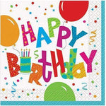 Unique Party Supplies Happy Birthday Jamboree Small Napkins (16 count)