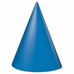 Unique Party Supplies Party Hats Royal Blue (8 count)