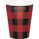 Plaid Lumberjack 9oz Cups (8 count)