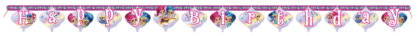 Unique Party Supplies Shimmer & Shine Jtd Banner