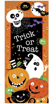 Unique Party Supplies Spooky Smiles Door Poster