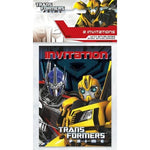 Unique Party Supplies Transformers Invitations (8 count)