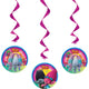 Trolls Swirl Decorations (3 count)