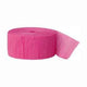 Hot Pink Crepe Paper Streamer 81′