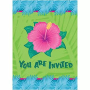 Unique Tropical Bloom Invitations (8 count)