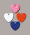 Heart Balloon Weights - 65 grams (10 count)