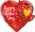 Valentine's Day Glitter Garland 22″ Foil Balloon by Anagram from Instaballoons