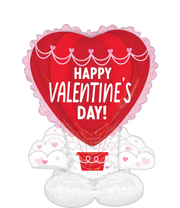 Valentine's Hot Air Balloon AirLoonz 49″ Foil Balloon by Anagram from Instaballoons