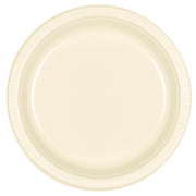 Vanilla Creme Plastic Plates 10″ by Amscan from Instaballoons