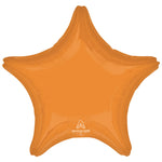 Vibrant Orange Star 18″ Foil Balloon by Anagram from Instaballoons