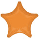 Vibrant Orange Star 18″ Balloon