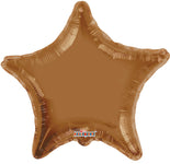 Vintage Mocha Star Gellibean 22″ Foil Balloon by Convergram from Instaballoons