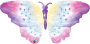  Watercolor Butterfly 44″ by Qualatex from Instaballoons