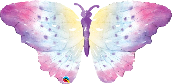  Watercolor Butterfly 44″ by Qualatex from Instaballoons